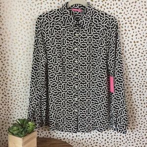 NWT Isaac Mizrahi women’s blouse